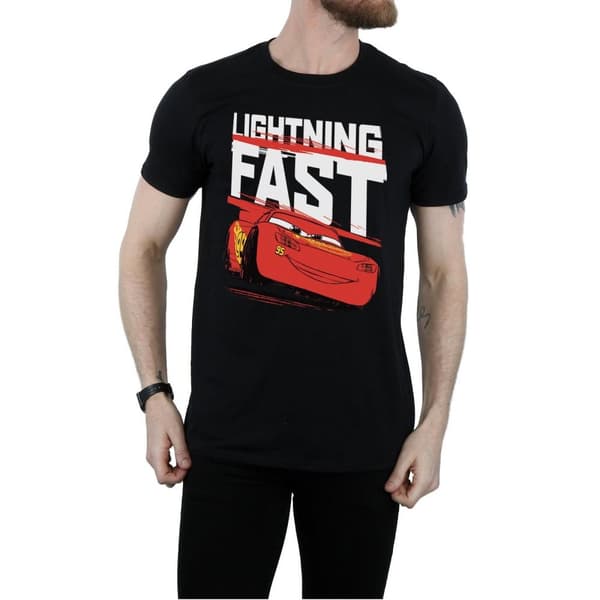 Disney Mens Cars Lightning Fast T-Shirt