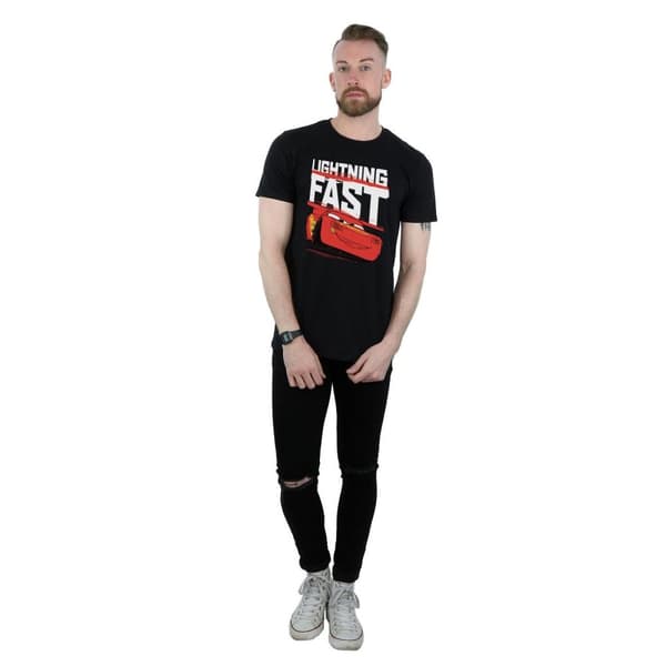 Disney Mens Cars Lightning Fast T-Shirt