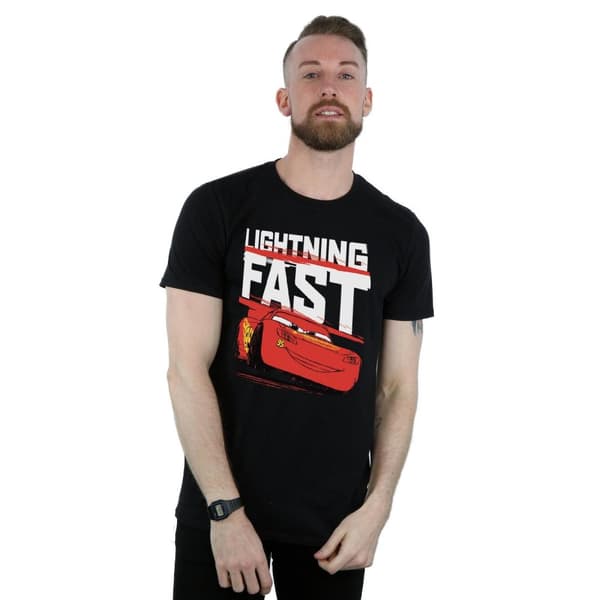 Disney Mens Cars Lightning Fast T-Shirt