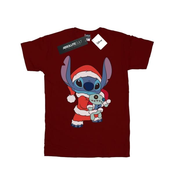 Disney Lilo And Stitch Stitch Christmas T-shirt i bomull för flickor