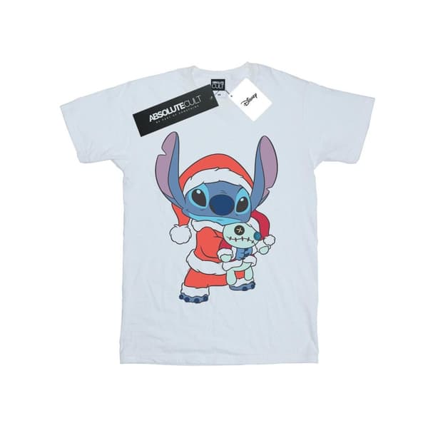 Disney Lilo And Stitch Stitch Christmas T-shirt i bomull för flickor