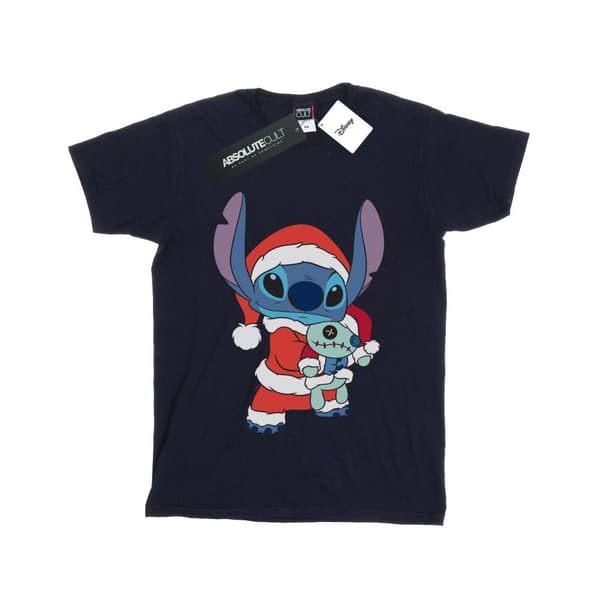 Disney Lilo And Stitch Stitch Christmas T-shirt i bomull för flickor