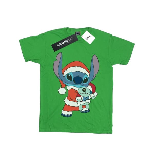 Disney Lilo And Stitch Stitch Christmas T-shirt i bomull för flickor
