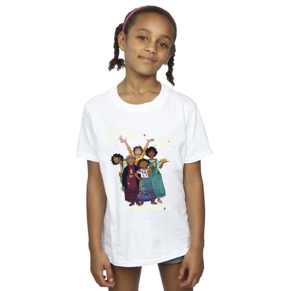 Disney Girls Encanto Magic Of Family Cotton T-Shirt