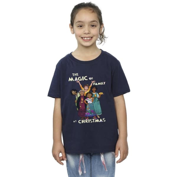 Disney Girls Encanto Magic Of Family Cotton T-Shirt