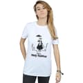 Miniatyrbillede 2 af 3: Disney Womens/Ladies Mary Poppins Rooftop Landing Cotton Boyfriend T-Shirt