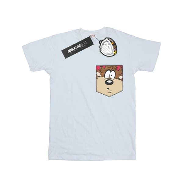 Looney Tunes Tasmansk djävul - t-shirt med fuskficka för pojkar