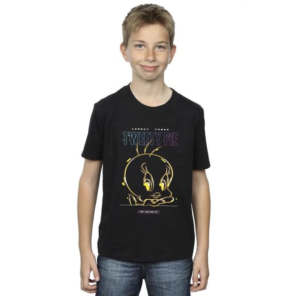 Looney Tunes Tweety Glitch T-shirt för pojkar