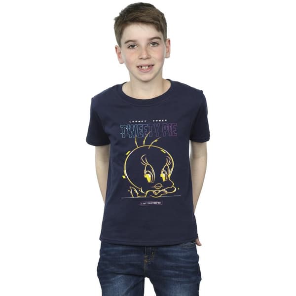 Looney Tunes Boys Tweety Glitch T-Shirt