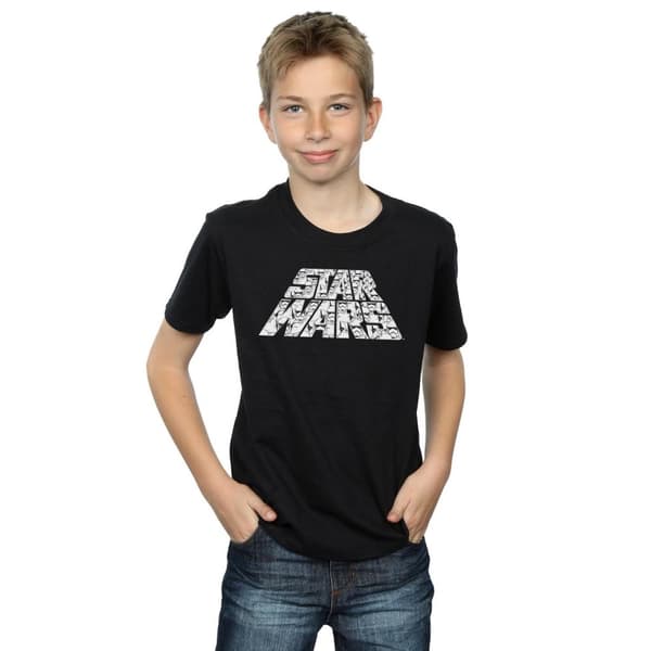 Star Wars: The Rise of Skywalker Pojkar Star Wars The Rise Of Skywalker Trooper T-shirt med fylld logotyp