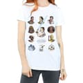 Miniatyrbilde 3 av 4: Star Wars The Rise Of Skywalker Womens/Ladies Resistance Character Line Up Cotton Boyfriend T-Shirt