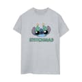 Miniatyrbild 1 av 4: Disney Dam/Lillo & Stitch Stitchmas Glasses Boyfriend T-shirt i bomull