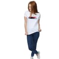 Miniatyrbild 4 av 5: Disney Dam/Tjej Cars Jackson Storm Stripes T-shirt i bomull