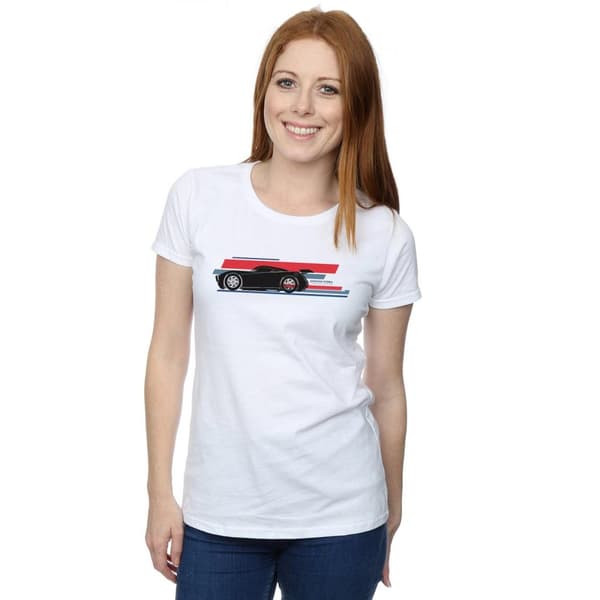 Disney Dam/Tjej Cars Jackson Storm Stripes T-shirt i bomull
