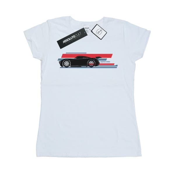 Disney Dam/Tjej Cars Jackson Storm Stripes T-shirt i bomull