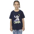 Miniatyrbild 2 av 3: Disney Lilo And Stitch Ohana Graffiti bomulls-T-shirt för flickor