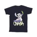 Miniatyrbild 1 av 3: Disney Lilo And Stitch Ohana Graffiti bomulls-T-shirt för flickor