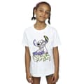 Miniatyrbild 2 av 3: Disney Lilo And Stitch Ohana Graffiti bomulls-T-shirt för flickor