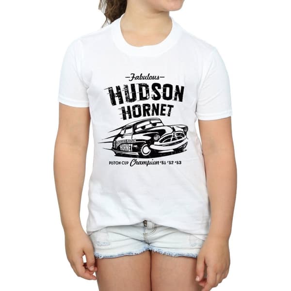 Disney Girls Cars Hudson Hornet Cotton T-Shirt