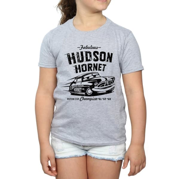Disney Girls Cars Hudson Hornet Cotton T-Shirt