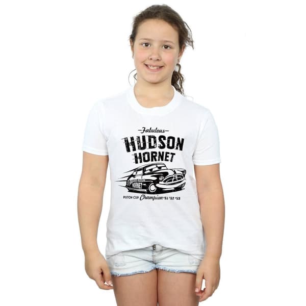 Disney Girls Cars Hudson Hornet Cotton T-Shirt