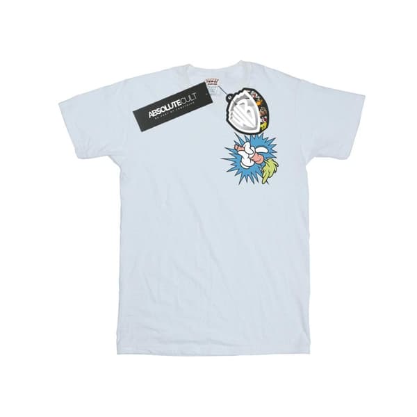 Looney Tunes Girls Bugs Bunny Carrot Breast Print Cotton T-Shirt