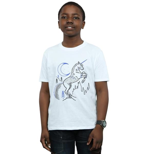 Harry Potter Boys Unicorn Line Art T-Shirt