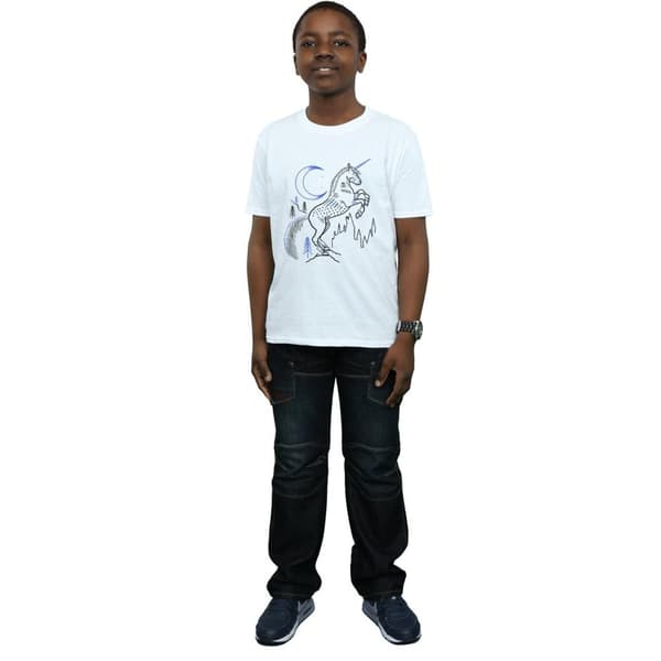 Harry Potter Boys Unicorn Line Art T-Shirt