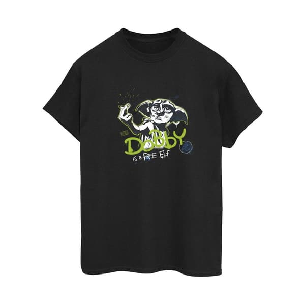 Harry Potter Womens/Ladies Dobby A Free Elf Cotton Boyfriend T-Shirt