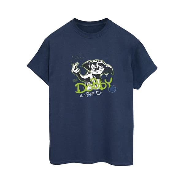 Harry Potter Womens/Ladies Dobby A Free Elf Cotton Boyfriend T-Shirt