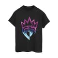 Miniatyrbillede 1 af 4: Disney Womens/Ladies Descendants Pink Crown Cotton Boyfriend T-Shirt