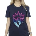 Miniatyrbillede 3 af 4: Disney Womens/Ladies Descendants Pink Crown Cotton Boyfriend T-Shirt