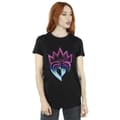 Miniatyrbillede 2 af 4: Disney Womens/Ladies Descendants Pink Crown Cotton Boyfriend T-Shirt