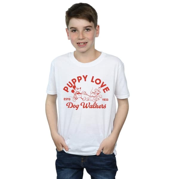 Disney Boys Mickey Mouse Puppy Love T-Shirt