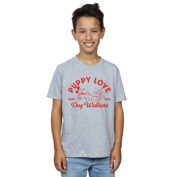 Disney Boys Mickey Mouse Puppy Love T-Shirt