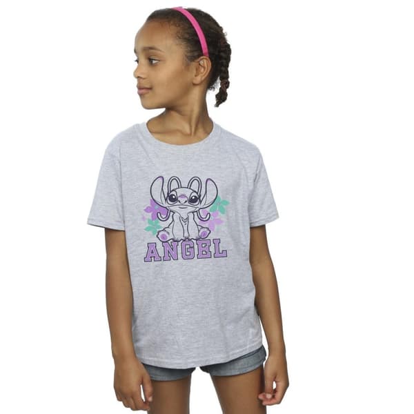 Disney Lilo & Stitch Angel T-shirt i bomull för flickor