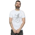 Miniatyrbillede 2 af 5: Harry Potter Mens Dragon Line Art T-Shirt