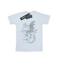 Miniatyrbillede 1 af 5: Harry Potter Mens Dragon Line Art T-Shirt