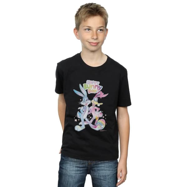 Looney Tunes Boys Bugs And Daffy Happy Bunny Day T-Shirt