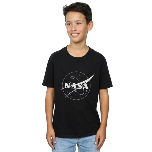 NASA Klassisk svartvit t-shirt med Insignia-logga för pojkar