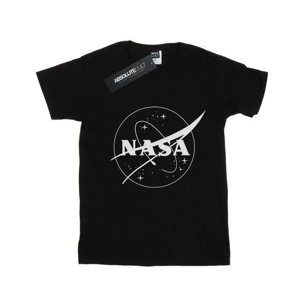 NASA Klassisk svartvit t-shirt med Insignia-logga för pojkar