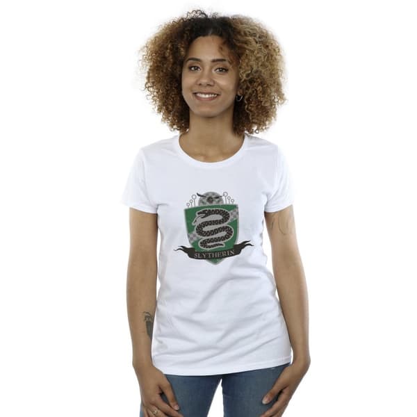 Harry Potter Slytherins bröstmärke - bomulls-T-shirt för damer/kvinnor