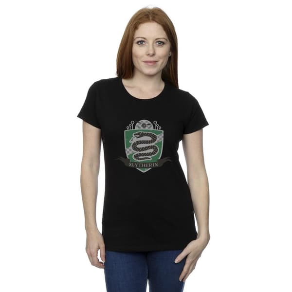 Harry Potter Slytherins bröstmärke - bomulls-T-shirt för damer/kvinnor