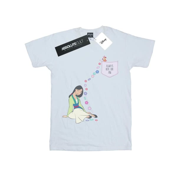 Disney Womens/Ladies Mulan Always Here For You Cotton Boyfriend T-Shirt