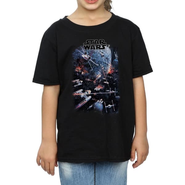 Star Wars T-shirt i bomull för flickor - Universe Battle