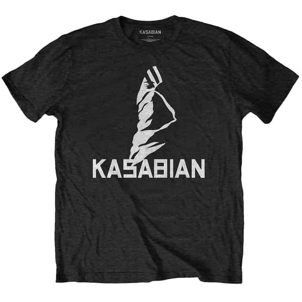 Kasabian Unisex vuxen Ultra Face 2004 Tour bomulls t-shirt Black XXL