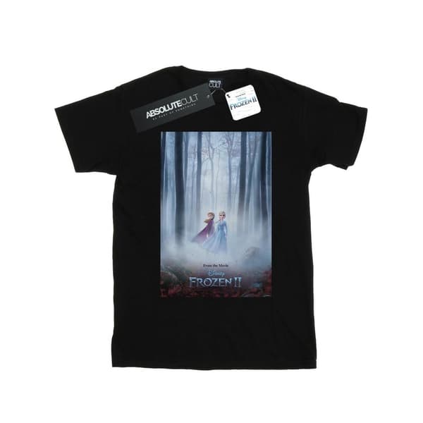 Disney Frozen 2 Movie Poster T-shirt i bomull för flickor