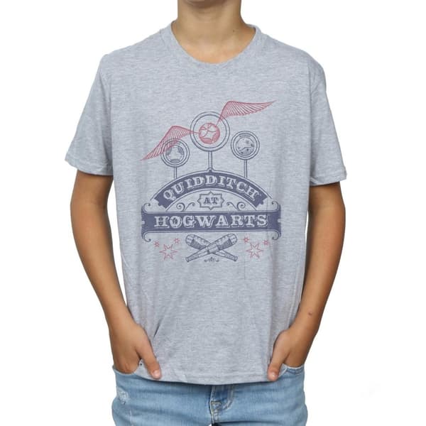 Harry Potter Quidditch på Hogwarts - T-shirt för pojkar