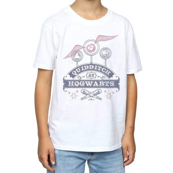 Harry Potter Quidditch på Hogwarts - T-shirt för pojkar