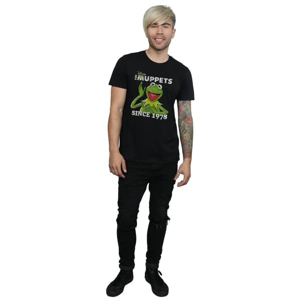 Disney Mens The Muppets Kermit Since 1978 T-Shirt